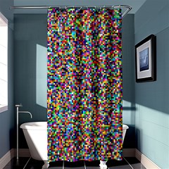 Pattern Shower Curtain 36  X 72  (stall)  by gasi