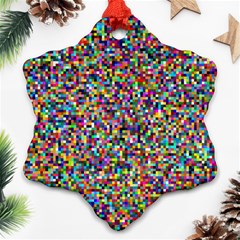 Pattern Snowflake Ornament (two Sides) by gasi