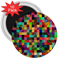 Pattern 3  Magnets (10 Pack)  by gasi