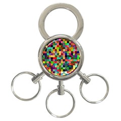 Pattern 3-ring Key Chains by gasi