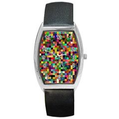 Pattern Barrel Style Metal Watch by gasi