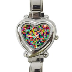 Pattern Heart Italian Charm Watch by gasi