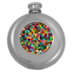 Pattern Round Hip Flask (5 Oz) by gasi