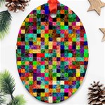 Pattern Oval Ornament (Two Sides) Front