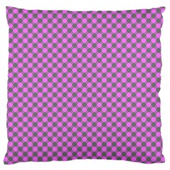 Pattern Large Flano Cushion Case (one Side) by gasi