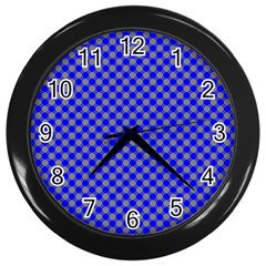 Pattern Wall Clocks (black) by gasi