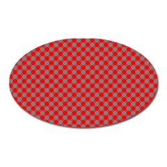 Pattern Oval Magnet by gasi