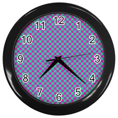 Pattern Wall Clocks (black) by gasi