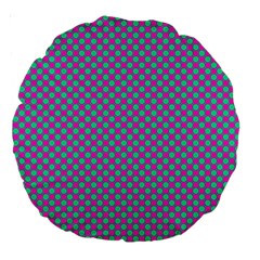 Pattern Large 18  Premium Round Cushions by gasi