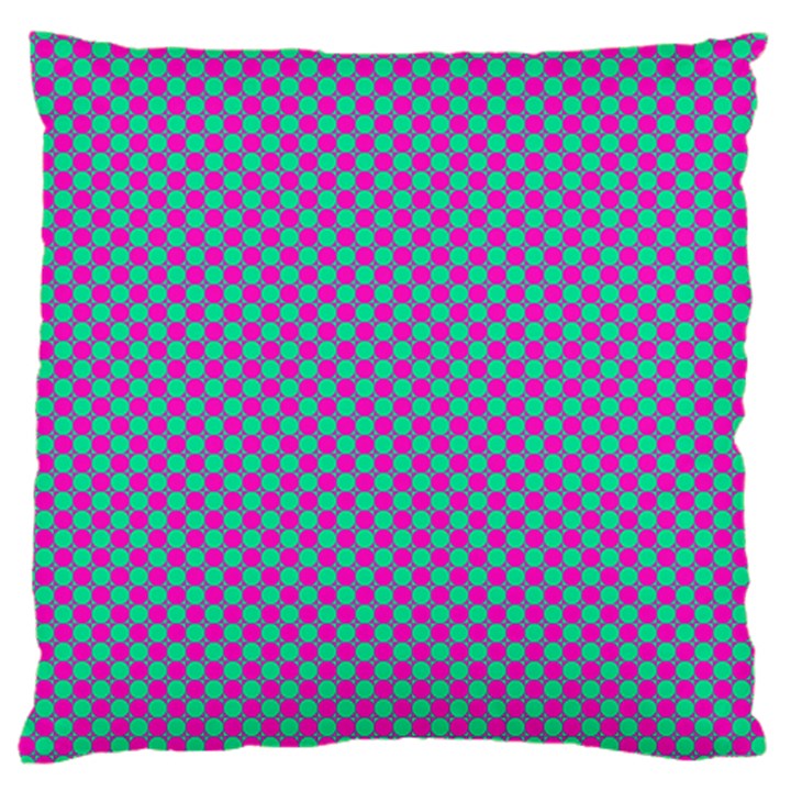 Pattern Large Flano Cushion Case (Two Sides)