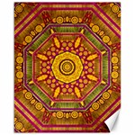 Sunshine Mandala And Other Golden Planets Canvas 16  x 20   15.75 x19.29  Canvas - 1