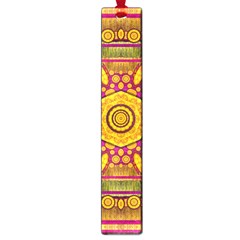 Sunshine Mandala And Other Golden Planets Large Book Marks by pepitasart