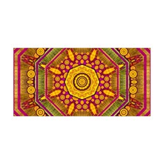 Sunshine Mandala And Other Golden Planets Yoga Headband by pepitasart