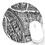 Frankfurt Judengasse Round Mousepads Front