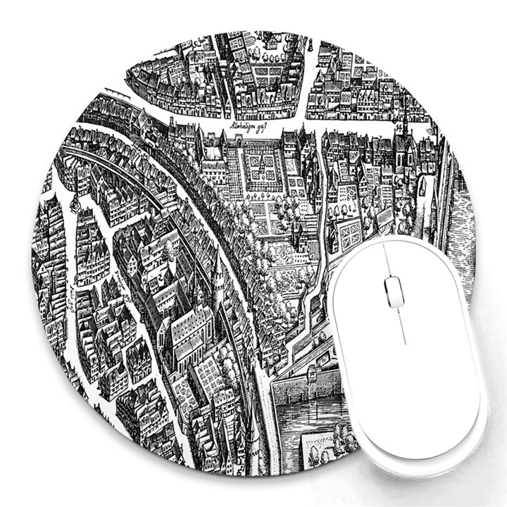 Frankfurt Judengasse Round Mousepads