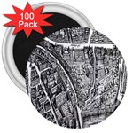 Frankfurt Judengasse 3  Magnets (100 pack) Front