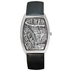 Frankfurt Judengasse Barrel Style Metal Watch by Celenk