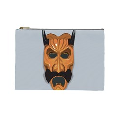 Mask India South Culture Cosmetic Bag (large)  by Celenk