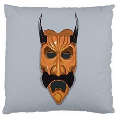 Mask India South Culture Large Flano Cushion Case (one Side) by Celenk