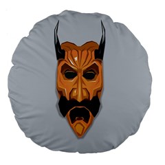 Mask India South Culture Large 18  Premium Flano Round Cushions by Celenk