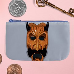 Mask India South Culture Large Coin Purse by Celenk