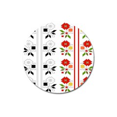 Bulgarian Folk Art Folk Art Magnet 3  (round) by Celenk