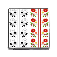 Bulgarian Folk Art Folk Art Memory Card Reader (square) by Celenk