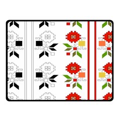 Bulgarian Folk Art Folk Art Fleece Blanket (small) by Celenk