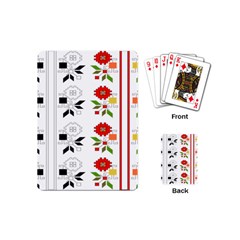 Bulgarian Folk Art Folk Art Playing Cards (mini)  by Celenk