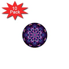 Mandala Circular Pattern 1  Mini Buttons (10 Pack)  by Celenk