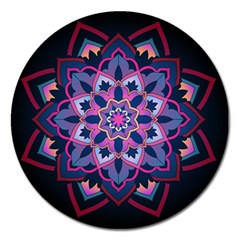 Mandala Circular Pattern Magnet 5  (round) by Celenk