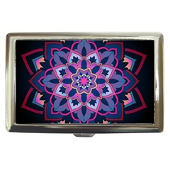 Mandala Circular Pattern Cigarette Money Cases by Celenk