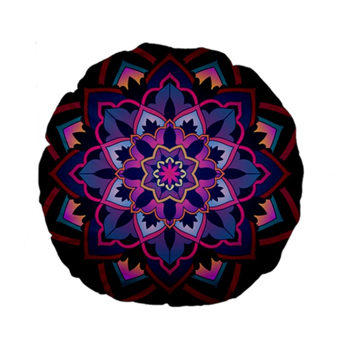 Mandala Circular Pattern Standard 15  Premium Round Cushions