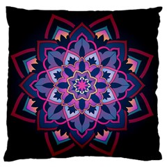 Mandala Circular Pattern Standard Flano Cushion Case (two Sides)