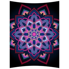 Mandala Circular Pattern Back Support Cushion by Celenk