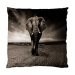 Elephant Black And White Animal Standard Cushion Case (One Side) Front