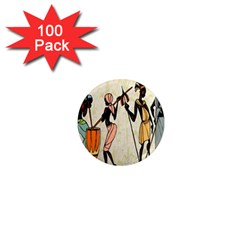 Man Ethic African People Collage 1  Mini Magnets (100 Pack)  by Celenk