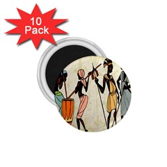 Man Ethic African People Collage 1 75  Magnets (10 Pack)  by Celenk