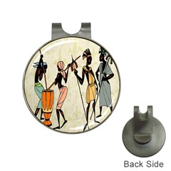 Man Ethic African People Collage Hat Clips With Golf Markers by Celenk