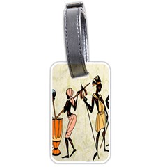 Man Ethic African People Collage Luggage Tags (one Side)  by Celenk