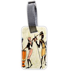 Man Ethic African People Collage Luggage Tags (two Sides) by Celenk