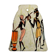 Man Ethic African People Collage Ornament (bell)