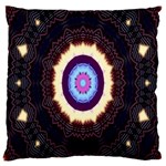 Mandala Art Design Pattern Large Cushion Case (One Side) Front