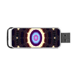 Mandala Art Design Pattern Portable Usb Flash (one Side) by Celenk