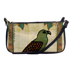 Egyptian Paper Papyrus Bird Shoulder Clutch Bags by Celenk