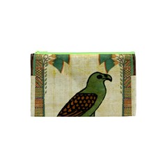 Egyptian Paper Papyrus Bird Cosmetic Bag (xs) by Celenk