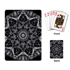 Mandala Psychedelic Neon Playing Card by Celenk