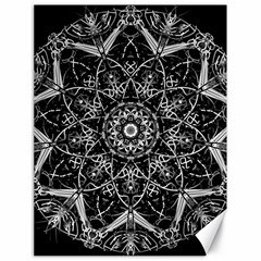 Mandala Psychedelic Neon Canvas 18  X 24   by Celenk