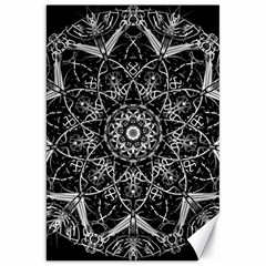 Mandala Psychedelic Neon Canvas 20  X 30   by Celenk