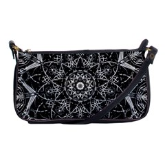 Mandala Psychedelic Neon Shoulder Clutch Bags by Celenk